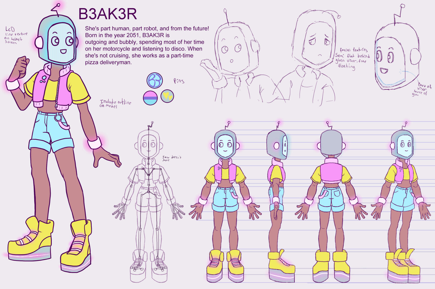 Character sheet